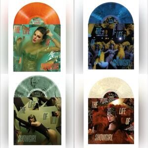 FULL SET Vinyl The Life Of A Showgirl Gold Blue Pearl Red Taylor Swift Limited